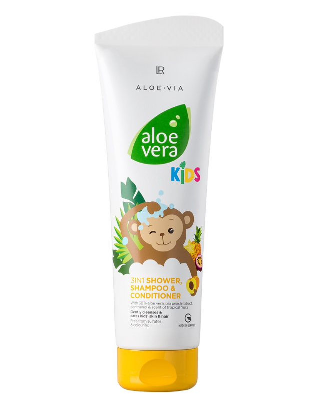 Aloe Vera Kids 3 in 1 Shower Gel, Shampoo & Conditioner